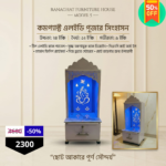 Compact LED Pooja Mandir with Ganesh Design & Drawer